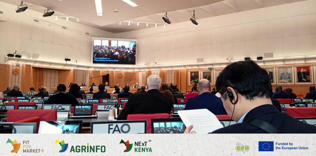 colead_link's tweet photo. #CPM18 - The 18th Session of the Commission on Phytosanitary Measures starts today and continues until 19th April. A @colead_link team (via #FFM+, #AGRINFO, and #NExTKenya programmes) is currently present at @FAO. ๐ Tune in live to discover more as "Healthy plants are the foundation of sustainable #agriculture": https://t.co/FkCJCmFR13
#FFM+ is a @colead_link programme funded by the #EU & @pressACP
#AGRINFO & #NExTKenya programme are funded by the #EU
#PlantHealth @ippcnews