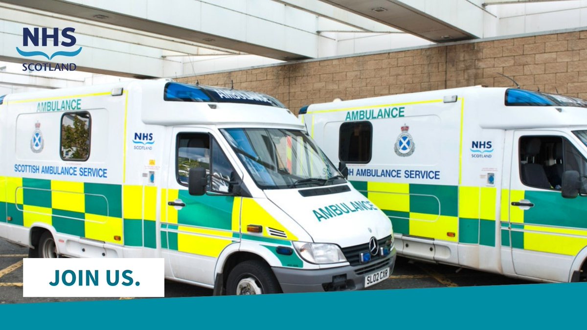 Become a paramedic in the NHS 💚 Gain the skills you need to manage emergency patient care safely and effectively.

Discover everything you need to start your career!  
📲careers.nhs.scot/explore-career…

#NHSScotlandCareers #ParamedicJobs