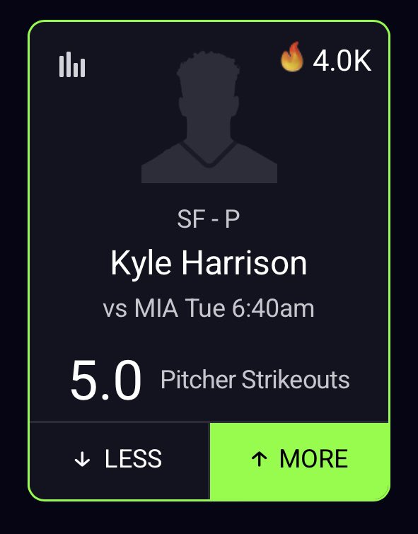 PickDoctor77's tweet image. #1MLB⚾️ Loving this spot for today against the Miami Marlins. 

Marlins currently striking out the 2nd most against lefties this season⛽️

Snellzila gave up 7 runs in 4 innings, meaning the Giants will need our boy to step up and post 6+ innings🔥

#MLB #prizepicksmlb #PropBets