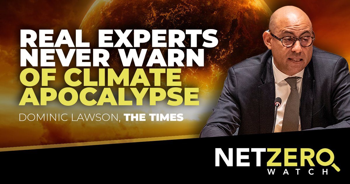 “The fact that you may not have been aware of the UN climate chief’s apocalyptic warning only underlines how devalued such claims of imminent planetary doom now are. They never come from the experts involved, since none of the scientific reports of the IPCC have warned of human…