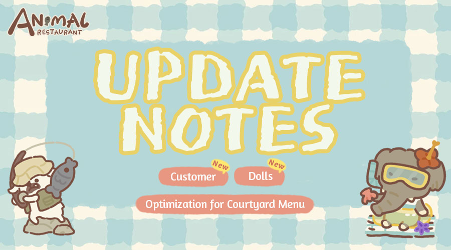 🐚UPDATES🐚 Version number: 9.39.0 Please visit AppStore/Google Play Store for the latest version~ ✨Contents: 1. Added customer*1 2. Added dolls*2 3. Optimization for the Courtyard Menu 4. Optimization for the Seeds and Watering process at the garden. #animalrestaurant