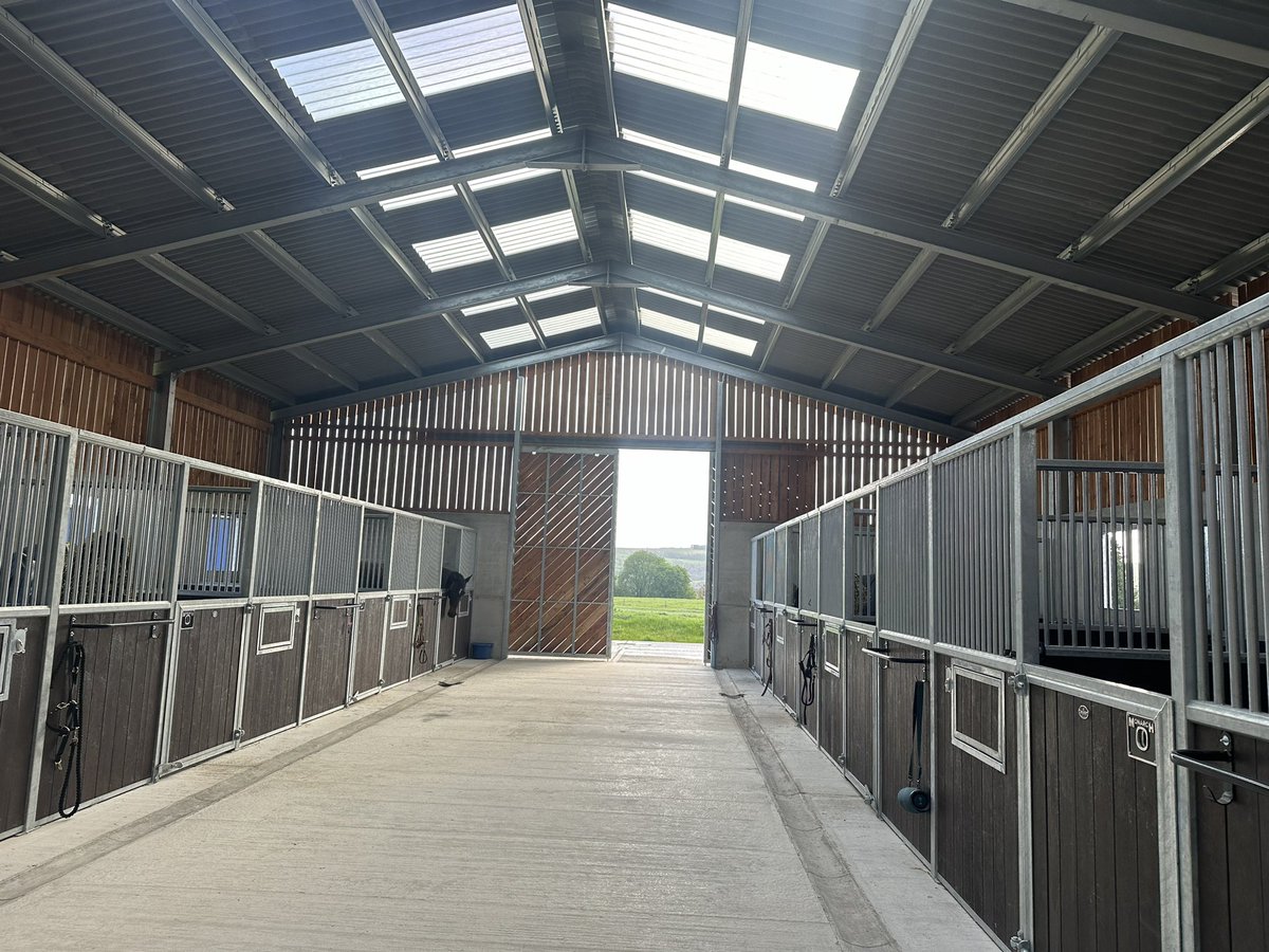 New barn up and running 😊#Drygroundsfarm