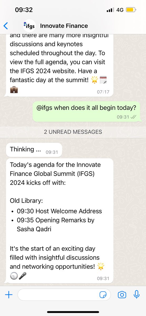 daorr's tweet image. Fantastic to think it’s now 10 years! #ifgs2024. We’ve built an AI Digital Concierge as a proof of the possible for this event. To access click here. wa.me/+447860098187/…