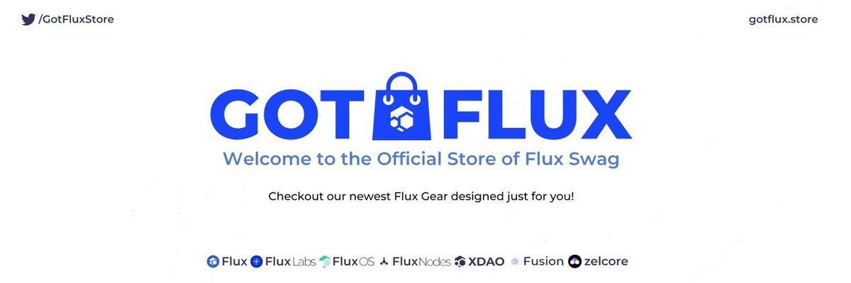 You have already visited the official store @gotFLUXstore?! Stylish hoodies a lot of accessories and much more. Be on style with Flux gotflux.store #cryptostyle $Flux