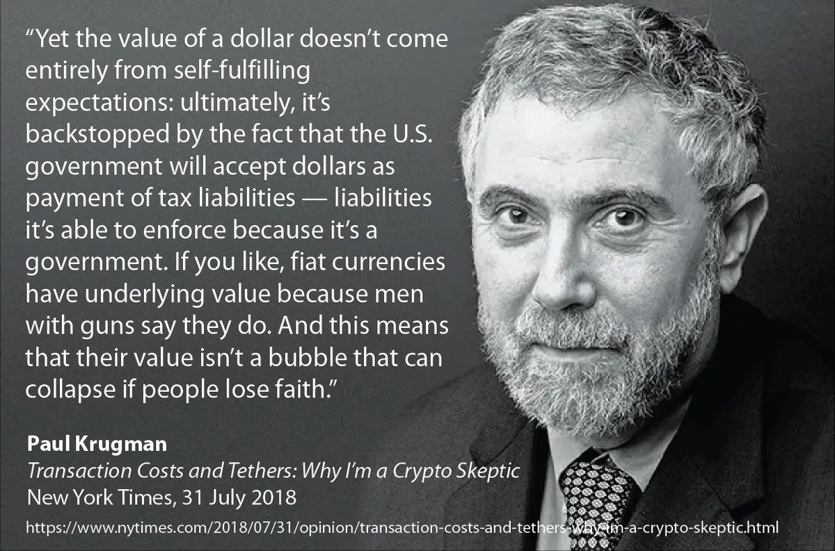 Krugman has expressed this understanding more than once. A fiat currency is just govt IOUs. Federal taxes enforce its value. Dollars are not a scarce commodity, they are created by Congress approval to type numbers into the Fed computer. Whatever is achievable is affordable.