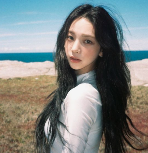 AboutMusicYT's tweet photo. aespa's Karina in 'My World', 2023. https://t.co/5tEy4u67Xa