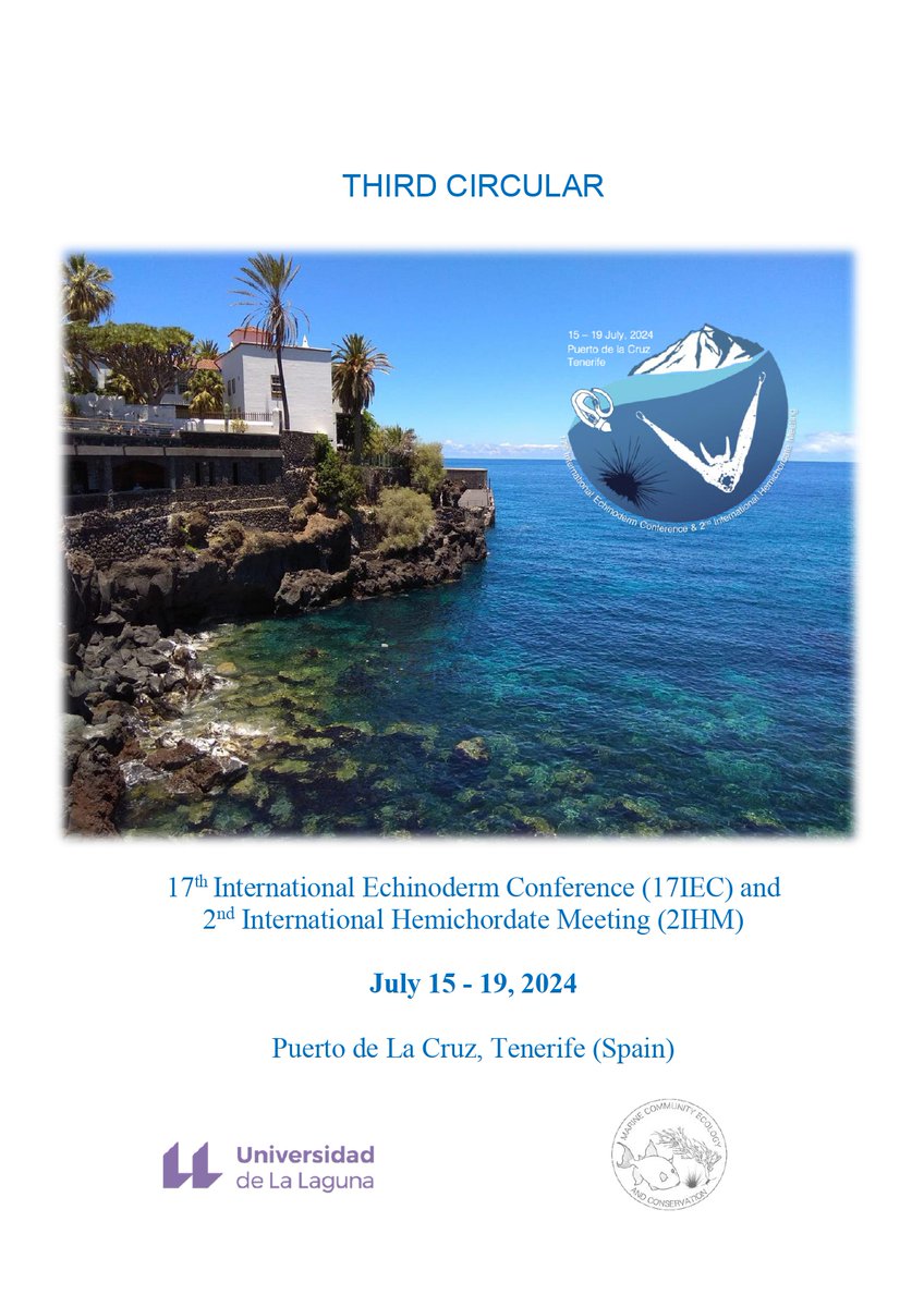 XVII International Echinoderm Conference tweet media