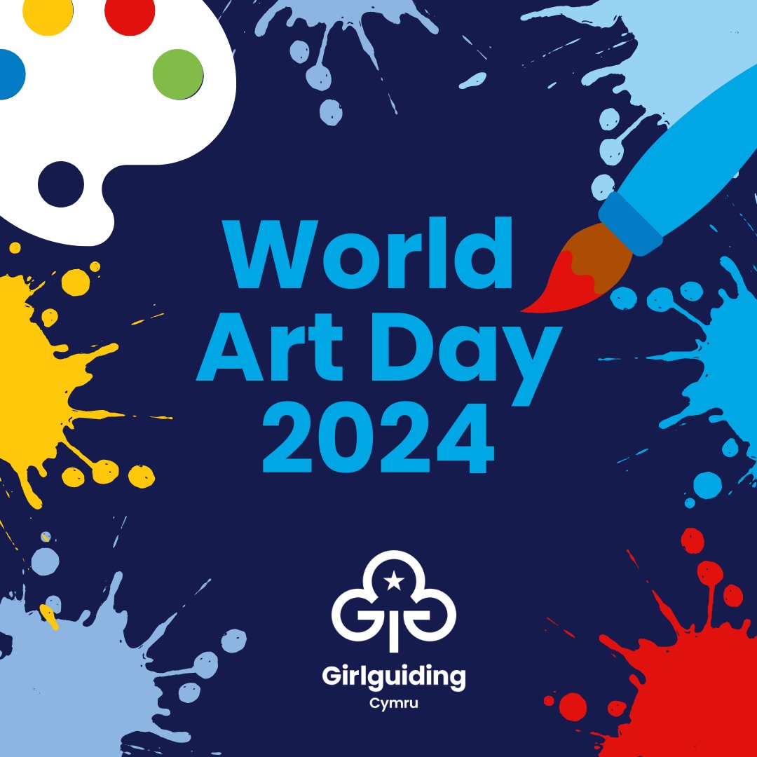 📷 Happy #WorldArtDay Girlguiding Cymru! Let's celebrate the power of creativity today! Whether you're a artist or just love to get messy, art is a way to express yourself, explore the world, and have fun. #art #GirlguidingCymru #artist