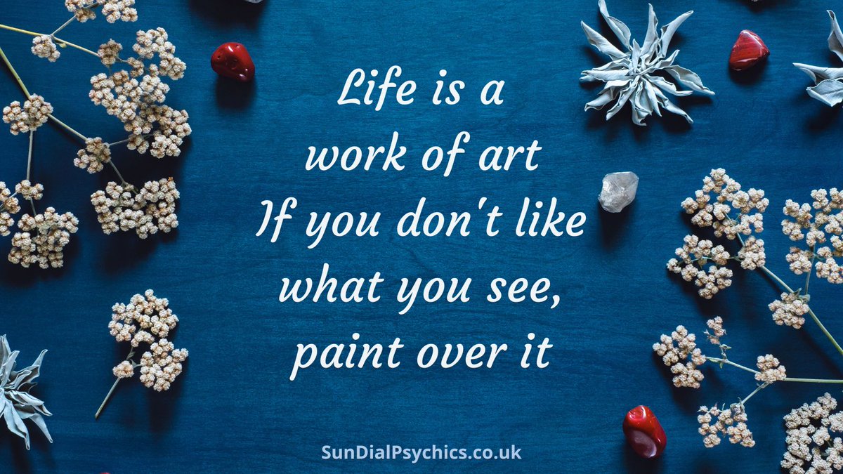 SunDialPsychics's tweet image. 🔄️Don't be scared to make a change! To find out what's in store for you, contact our gifted readers today 👉#SunDialPsychics

#WorldArtDay #change #letgo #newstart #lawofattraction #manifestation #superattractor #highervibration #empath #intuition #starseed #gratitude #tarot