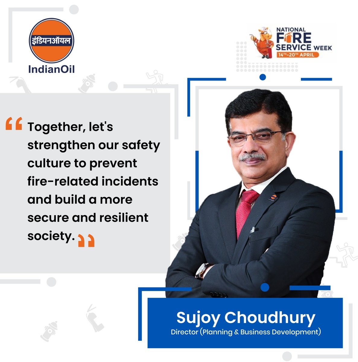 During #NationalFireServiceWeek, IndianOil reiterates its commitment to cultivating a robust #safety culture that permeates every aspect of our operations. Through use of #technology, continuous #vigilance, awareness and proactive measures, we strive to mitigate fire risks and…
