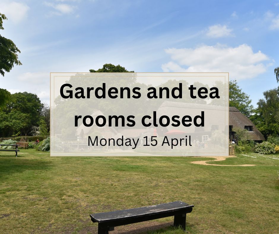 **Gardens Closed Monday 15 April - due to the Met Office Weather warning for strong winds.**

As a woodland garden we need to take these precautions to keep visitors, staff and volunteers safe. 

Ticket holders have been emailed and will receive a full refund.