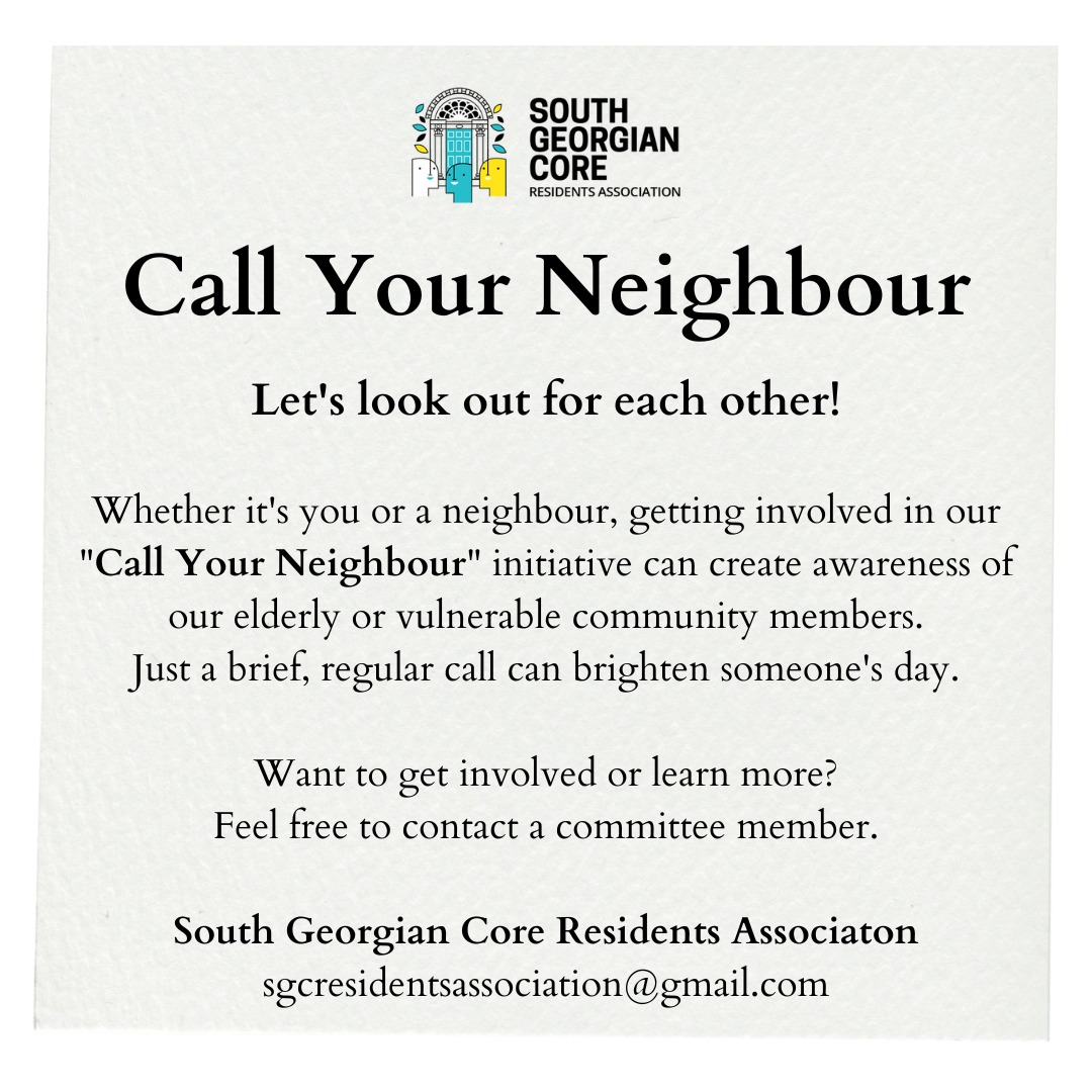 As part of our efforts to build community in the neighbourhood we're launching a 'Call Your Neighbour' scheme to facilitate a regular check-in or chat for any neighbours who'd like it. Maybe you'd like to make a call or maybe you'd like to receive a call. Either way get involved!