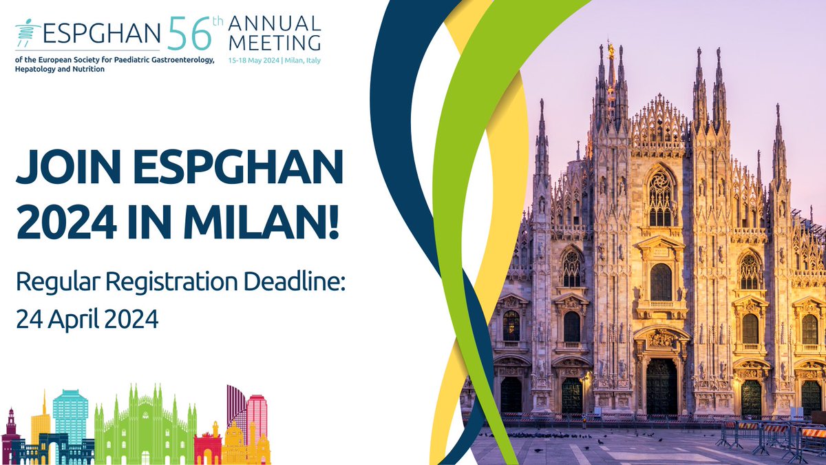 odsuoglu's tweet image. Only a few days are left for online registration... Don't miss ESPGHAN 56th Annual Meeting, don't miss the hot topics in Pediatric Gastroenterology and Nutrition #ESPGHAN2024 #ESPGHANambassador