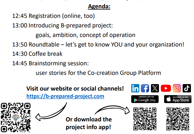 ❗️A GREAT OPPORTUNITY TO JOIN US❗️ Co-Creation Group Engagement Day: 📌Date: 23rd April 2024 🇭🇺Location: Budapest, Hungary OR online 🏘️Venue: SZTAKI 🛡️Led by: @TFCRIL 📩Registration: contact Anikó Vágvölgyi at vagvolgyi@sztaki.hu 👥SEE YOU THERE❗️