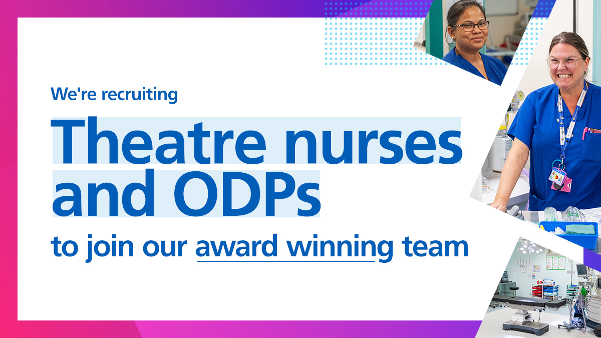 We're looking for talented and experienced nurses and ODPs to join our growing theatres family @gloshospitals
📢 With 15 different specialties and endless opportunities for career growth, a better career starts here. Apply now ➡️bit.ly/4aLV0qp #NursingJobs #NHSJobs