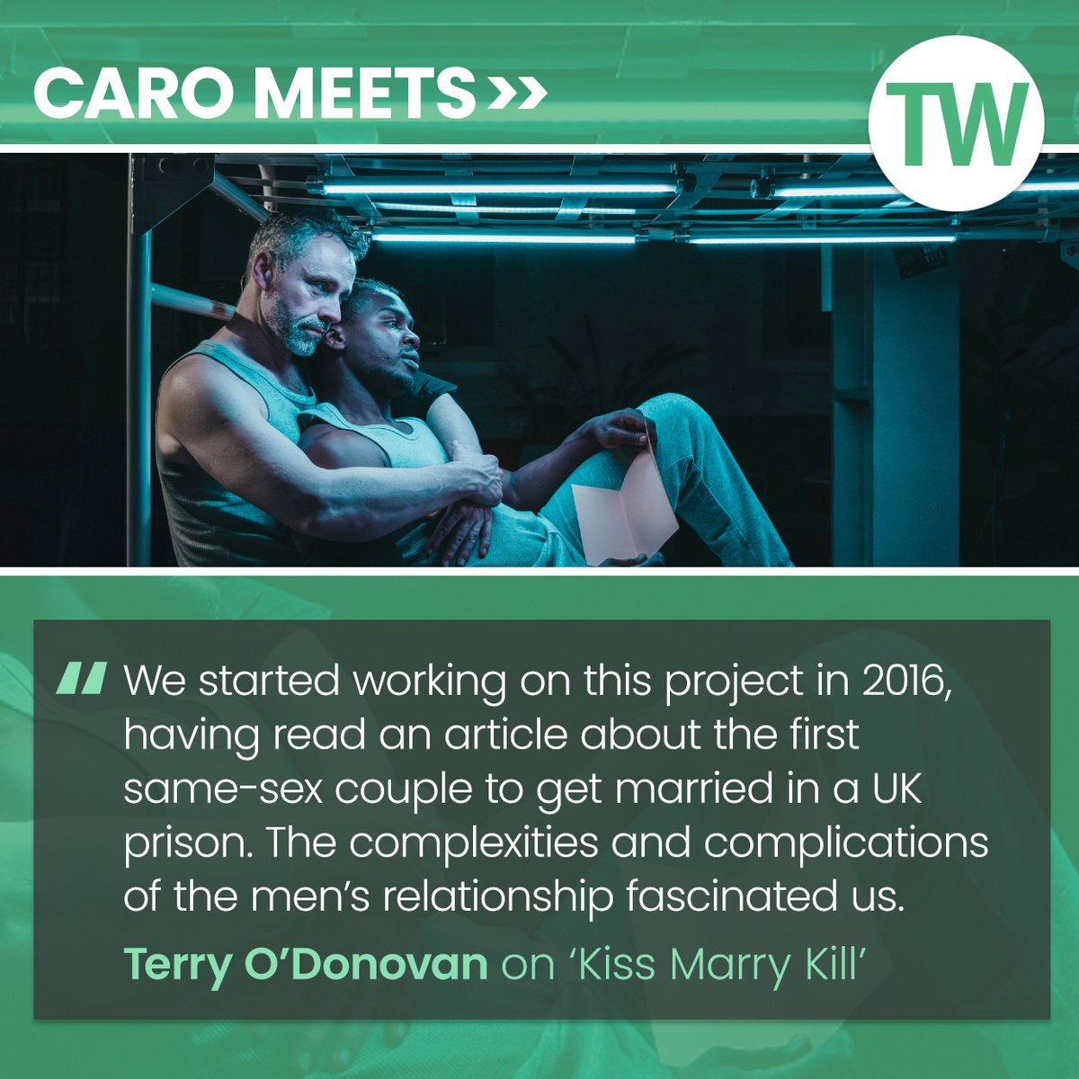 This week Caro Meets Terry O'Donovan to discuss the show 'Kiss Marry Kill' at Stone Nest: bit.ly/3TXslYS @StoneNest_LDN @danteordie @terryodonovan
