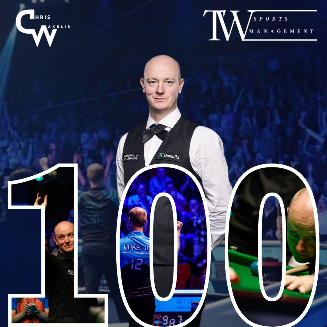 Congratulations to @chris147ace for his 100th professional career century! Plenty more to come!