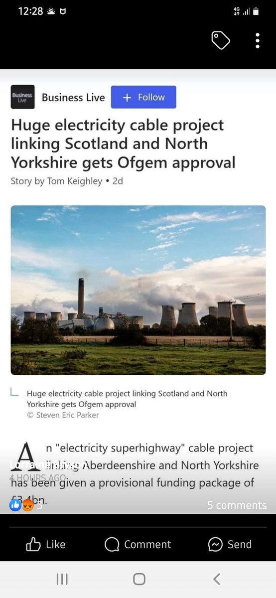 First they steal your resources, then they steal your resources, then they steal your resources. There's no punchline. They steal your resources. Scotland does not benefit from being a free energy provider to the rest of the UK.