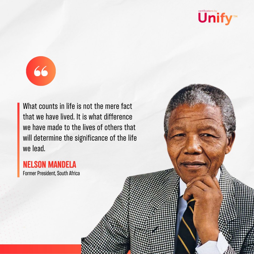 goverticul's tweet photo. "What counts in life is not the mere fact that we have lived. It is what difference we have made to the lives of others that will determine the significance of the life we lead." 🕯
- Nelson Mandela
#motivationmonday #mondaymotivation #peopleadvancinglearning https://t.co/uSznyFsLPd