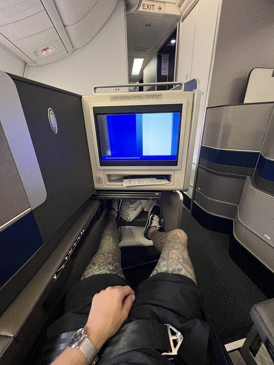 A little annoying how multiple flight attendants ask, “are you in the right seat? Can I see your boarding pass?” when I wear shorts I thought tattoos were less taboo in 2024