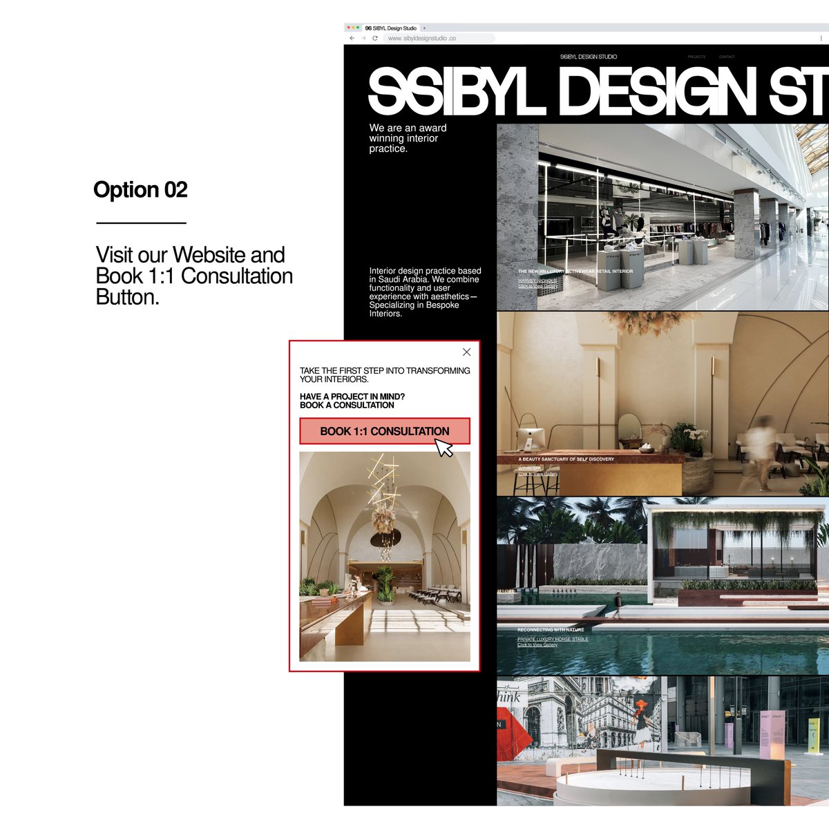 SibylDesignCo's tweet photo. Introducing our exclusive [online consultations], bringing the Award-Winning Interior experts right to your doorstep. 

Experience the luxury of personalised consultations from the comfort of your home.

Book your session today :
https://t.co/tp6dnkrJ5V

#Consultation #Online https://t.co/2QgDS4kyDs