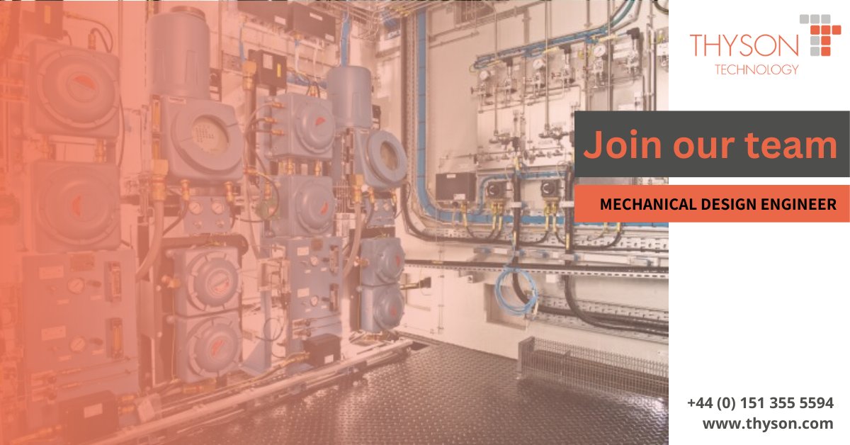 Thyson_UK's tweet photo. Thyson is looking for a 𝗠𝗲𝗰𝗵𝗮𝗻𝗶𝗰𝗮𝗹 𝗗𝗲𝘀𝗶𝗴𝗻 𝗘𝗻𝗴𝗶𝗻𝗲𝗲𝗿 to undertake design of Mechanical/Process systems for projects across O&amp;G and GDN work.

More info here:
https://t.co/0No2C11Zrf

To apply send your CV to recruitment@nzerogroup.com.

#vacancy #engineer https://t.co/oObJ3O05dC