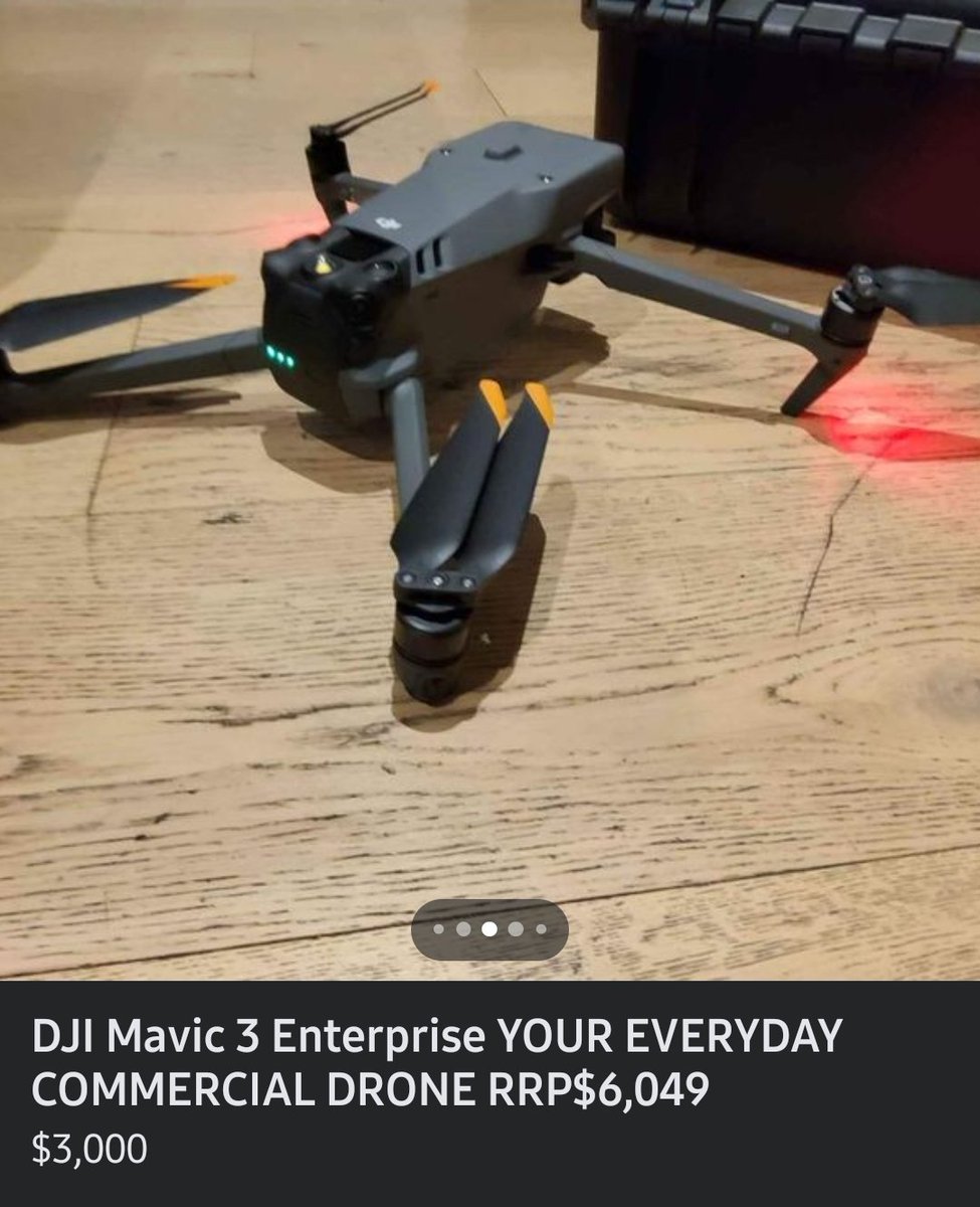 I'm sorry but this is the deal of the century right here. $3000 AUD for a Mavic 3 Enterprise. This thing does x56 hybrid zoom! It's basically the best Mavic you can get (besides the thermal variant)