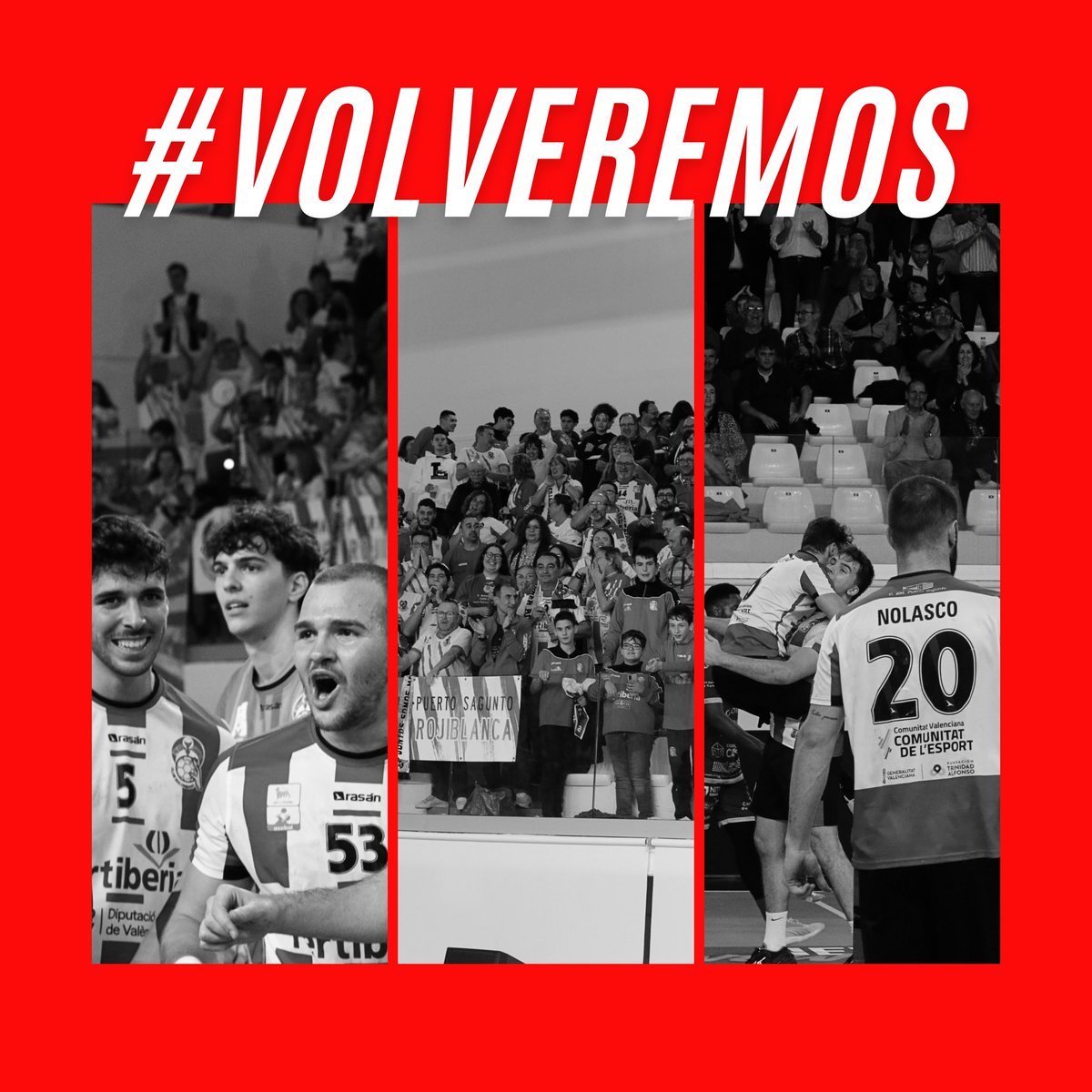 ❤️‍🩹🤍 #Volveremos a @ASOBAL ❤️‍🩹🤍