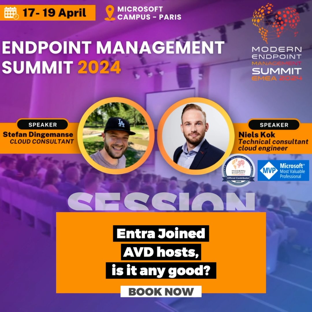 Preparing for my trip to #Paris to present together with @NielsKok5 at the Endpoint Management Summit 2024! Really looking forward to this event, 50+ speakers, 55+ session over 3 days with topics about Security, Management, Azure Virtual Desktop, Windows 365, Intune and more...