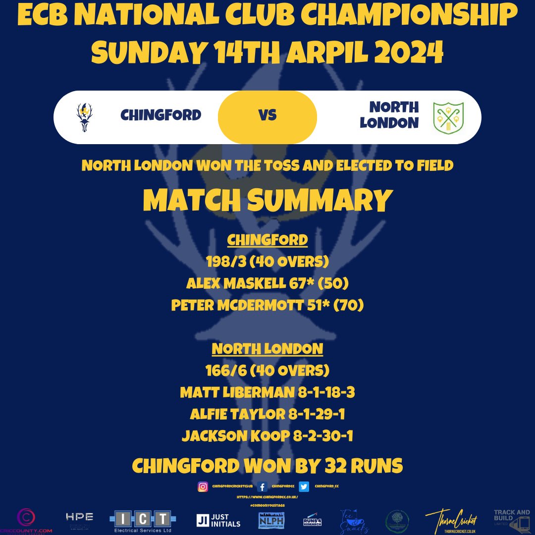 Chingford Cricket Club (@chingford_cc) on Twitter photo 
