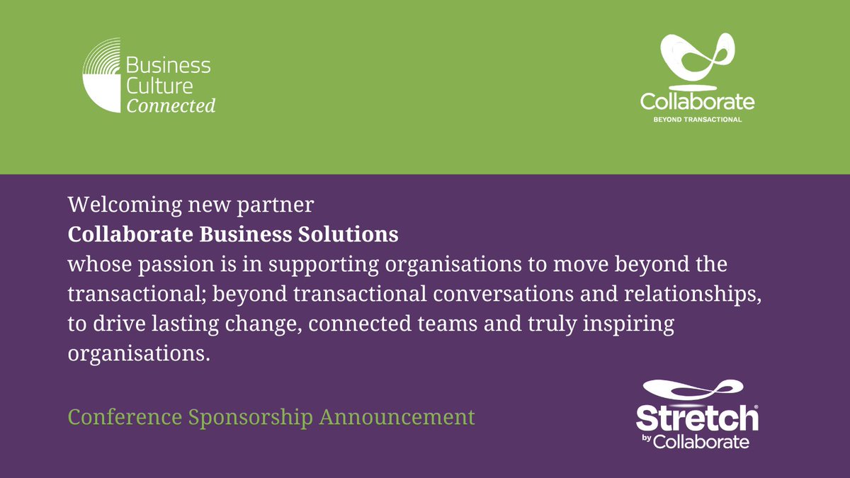 We’re delighted to be working with the team at Collaborate Business Solutions, a dynamic consultancy renowned for its innovative approach to team and individual development. Learn more about Collaborate here collaboratebusinesssolutions.co.uk #transformation #beyondtransactional #bcas24