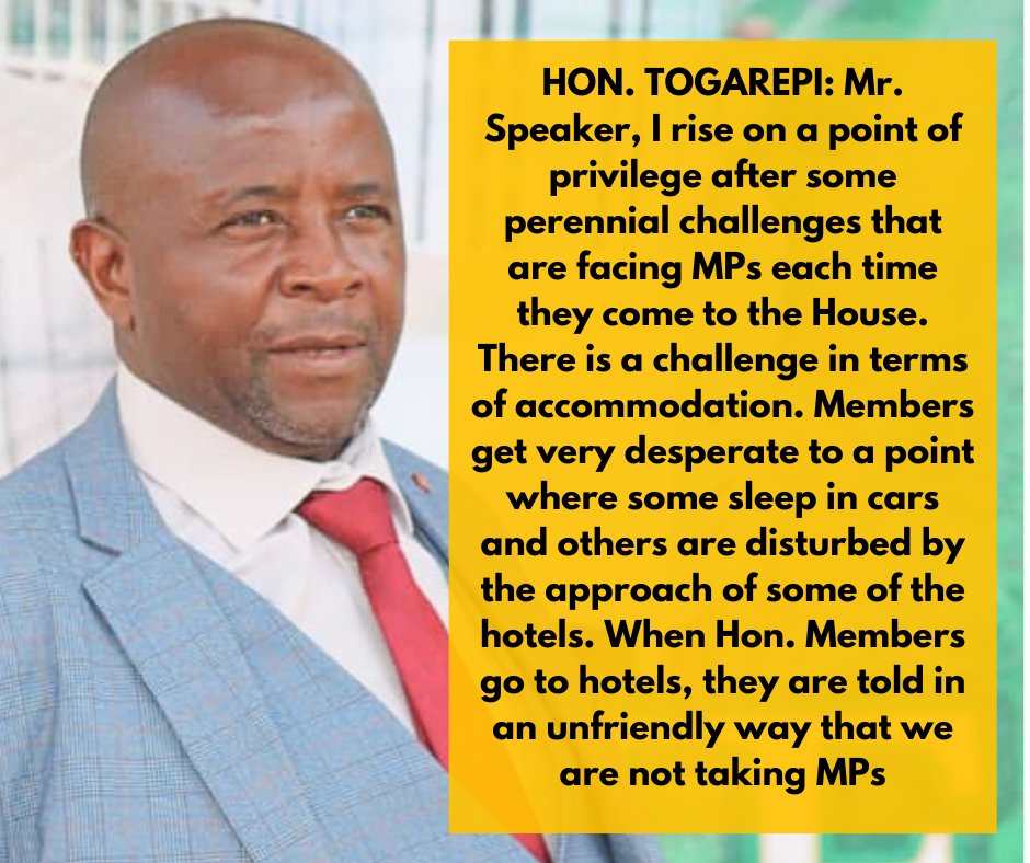 DID YOU KNOW!!! Some MPs are sleeping in cars because hotels in Harare are refusing to accommodate them as Parliament is taking too long to pay them for the services rendered