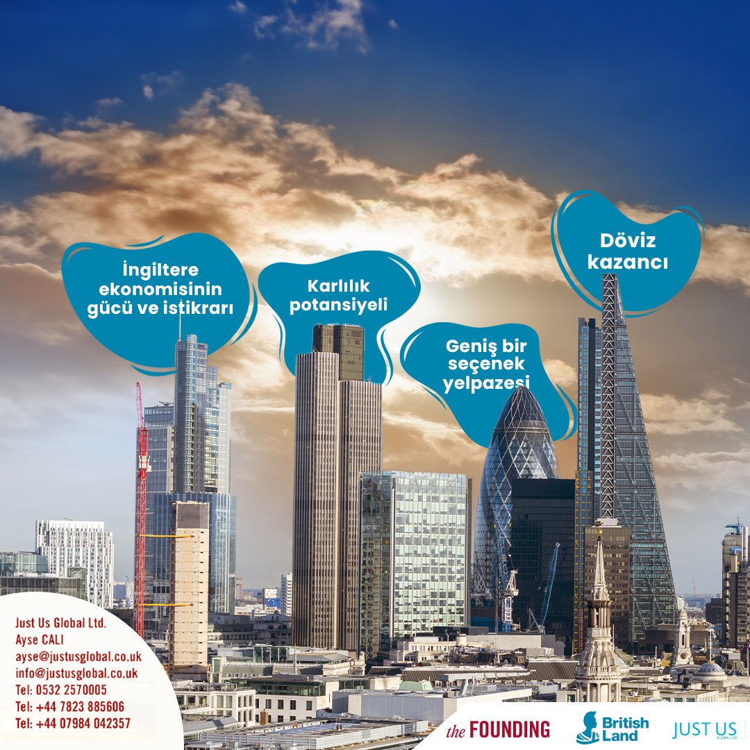 Just_Us_Global's tweet photo. Londra gayrimenkul piyasasındaki en uygun yatırım fırsatları için size rehberlik ediyoruz.

Detaylı bilgi için bizi arayın!

📞0532 257 00 05
📩ayse@justglobal.co.uk

#JustUsGlobal #TheFounding #LondraEmlak #İngiltereYatırım #LondradaYaşam #LondraGayrimenkul https://t.co/JuwGoHJg51
