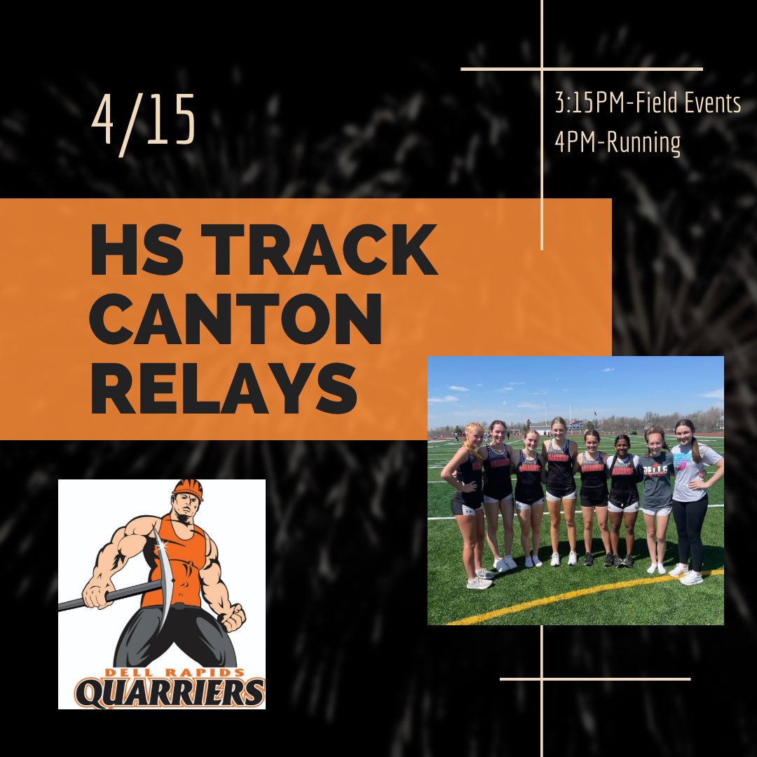 DRHSBoosterclub's tweet photo. Track at Canton. Go Quarriers!
#quarriers https://t.co/Fkaej97TWm