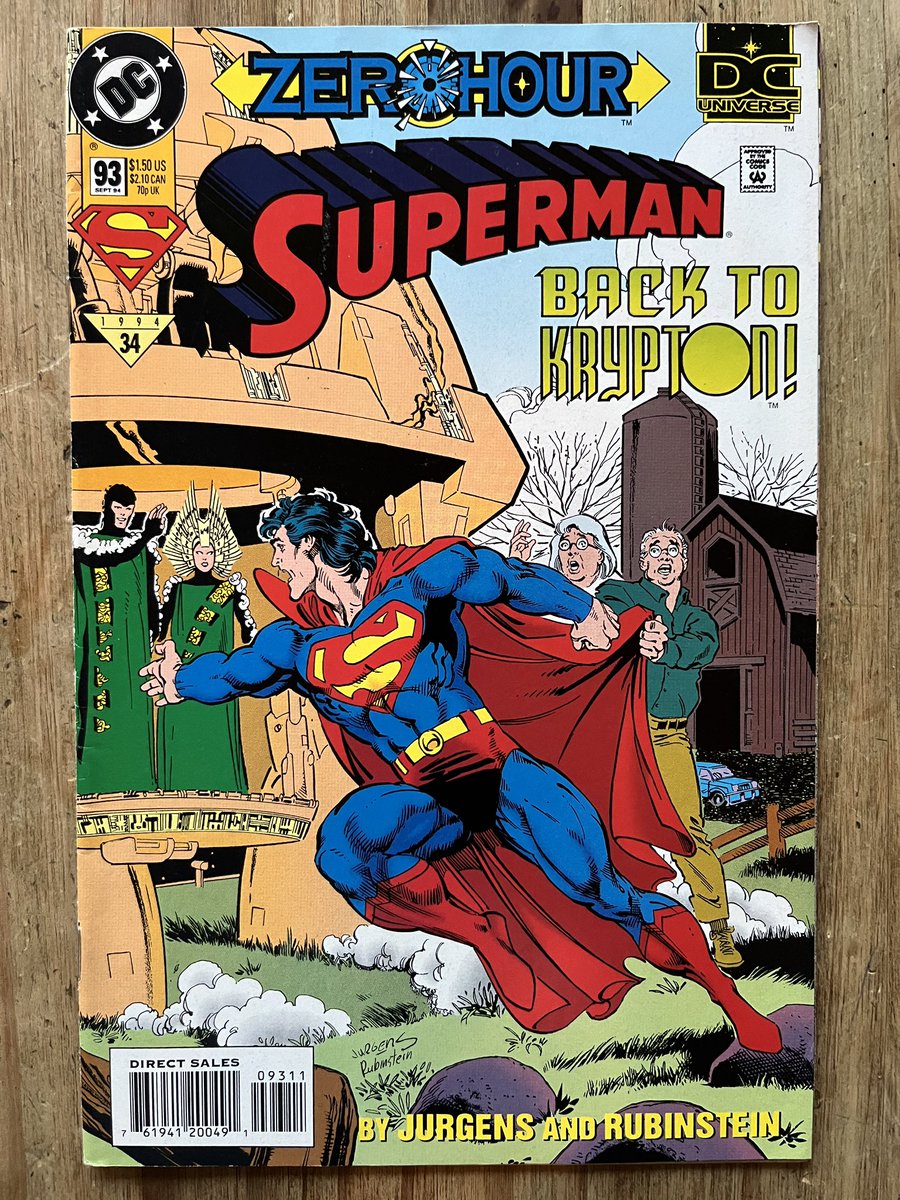 LetComic's tweet photo. Superman #93

Due to the events of Zero Hour, Superman gets to meet his Kryptonian parents!

#letssharecomics #longboxfromthepast https://t.co/SuBqqGPF7T