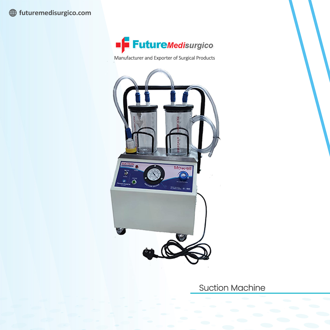 futuremedisurg's tweet image. Revolutionize your surgical suite with Future Medisurgico's cutting-edge Suction Machine. As trusted manufacturers &amp;amp; exporters of surgical products, we deliver excellence in every device. Elevate your practice with high performance &amp;amp; precision.

#SuctionMachine #FutureMedisurgico