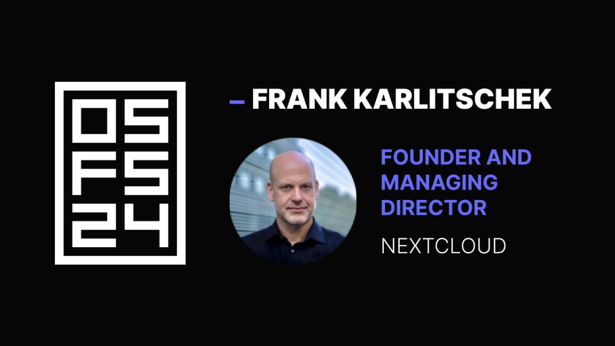 How do you turn OSS community engagement into paying customers? Frank Karlitschek will talk about how Nextcloud does it at #05F5, May 27-28th in Paris. <a href="/fkarlitschek/">Frank Karlitschek</a> 

05f5.com/schedule/gener…