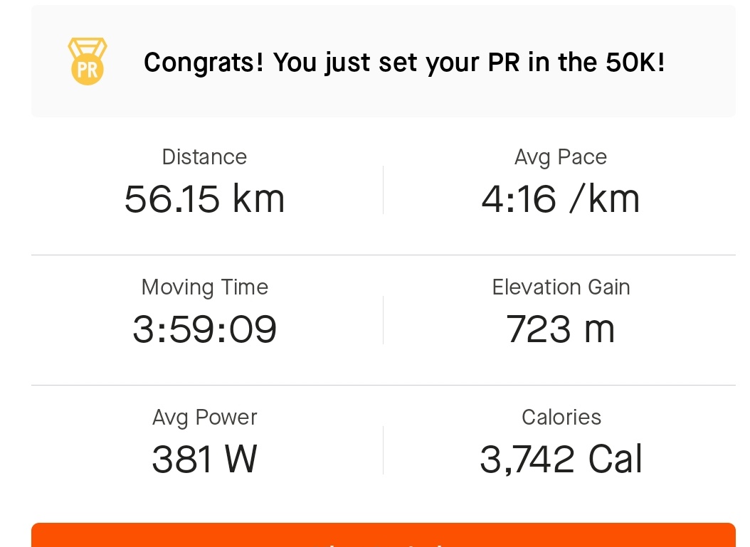 It still feels like a dream🙈 I even got a 21.1km and 42.2km PB's on this race🙂 @2OceansMarathon