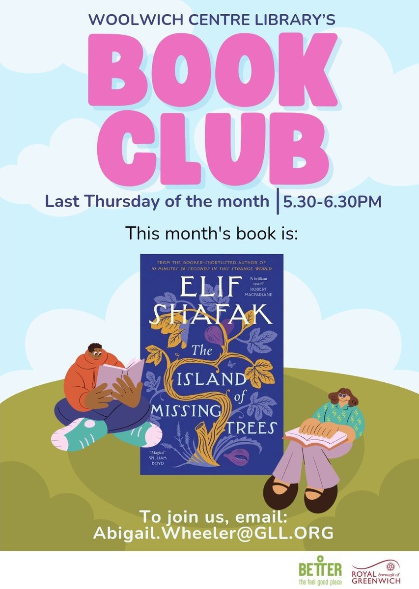 Dive into a world of words with our next #LibraryBookClub meeting! 📚 Join us at #woolwichlibrary as we unravel the pages of our latest pick and discuss the magic of storytelling. See you there! #BookClub #ReadingCommunity @readingagency @libsconnected @Royal_Greenwich