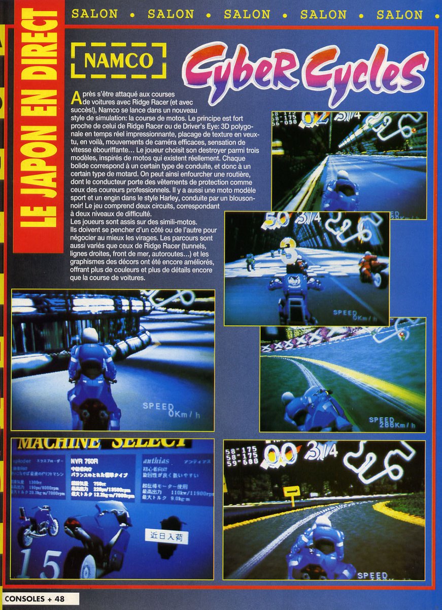 AllmightoFranky's tweet photo. On poursuit dans l'arcade a #CyberCycles de #Namco,du foot avec #VirtuaStriker de #SEGA et du #Capcom avec #VampireHunter,#CyberBots et bientôt #StreetFighterZero!! 5/7 https://t.co/h4X1Zas075
