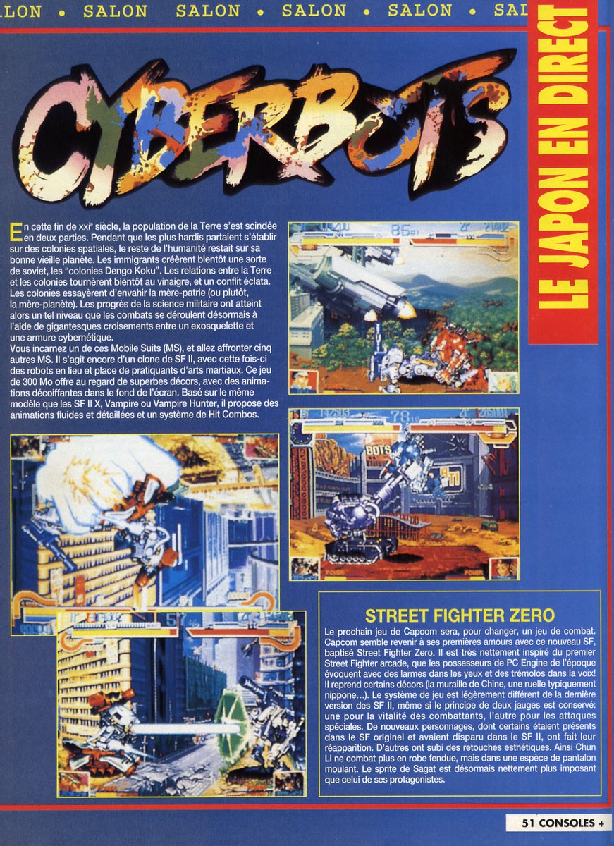 AllmightoFranky's tweet photo. On poursuit dans l'arcade a #CyberCycles de #Namco,du foot avec #VirtuaStriker de #SEGA et du #Capcom avec #VampireHunter,#CyberBots et bientôt #StreetFighterZero!! 5/7 https://t.co/h4X1Zas075
