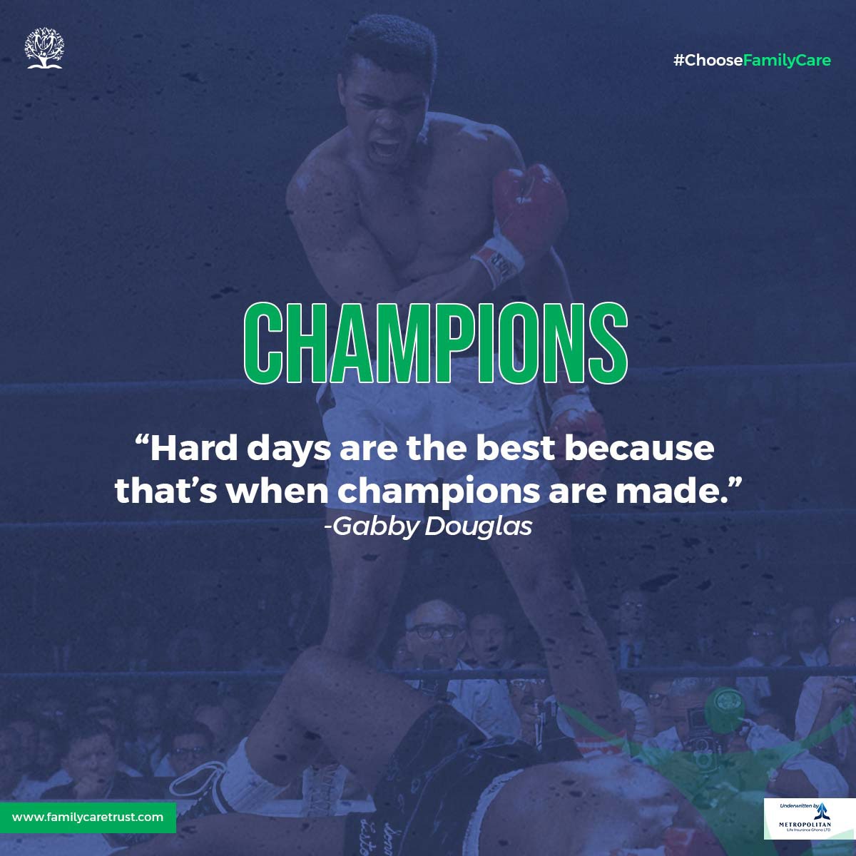 True champions are not measured by their success but by their resilience in the face of failure.
#MondayMantra #ChooseFamilyCare.