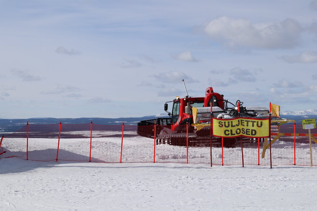 Lumen kierrätys on alkanut! G.2 -rinne on nyt suljettu, kuten myös Eturinteen ICE.2 yläosa. 
🔹 Gondola 2000 on auki, kuten myös Gondoliravintola.
🔹 Olemme joutuneet sulkemaan myös 7.2, 7B.3 sekä Lastenmaan. 
🔹 42 rinnettä on kuitenkin edelleen auki! bit.ly/4cThWG9