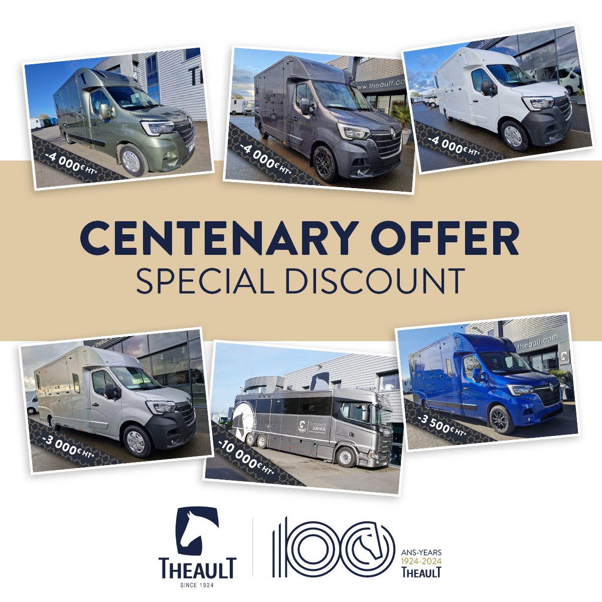 Our historic offer is still available abroad until 30 April inclusive! Visit theault.com to find out more about the vehicles concerned and the terms and conditions of the offer... #theault #offrehistorique #centenaryoffer #centenary #madeinfrance