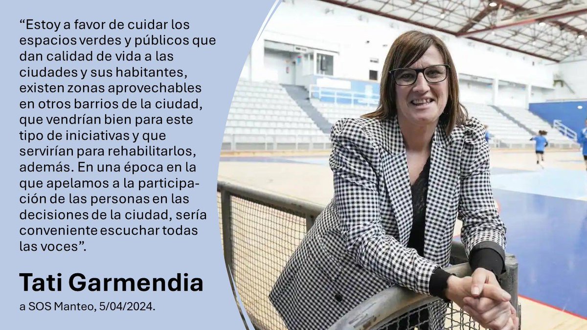 Tati Garmendia, jugadora profesional y responsable del balonmano Bera-Bera, se une a la lista de personalidades que nos apoyan. Mila esker!! 💚💚💚