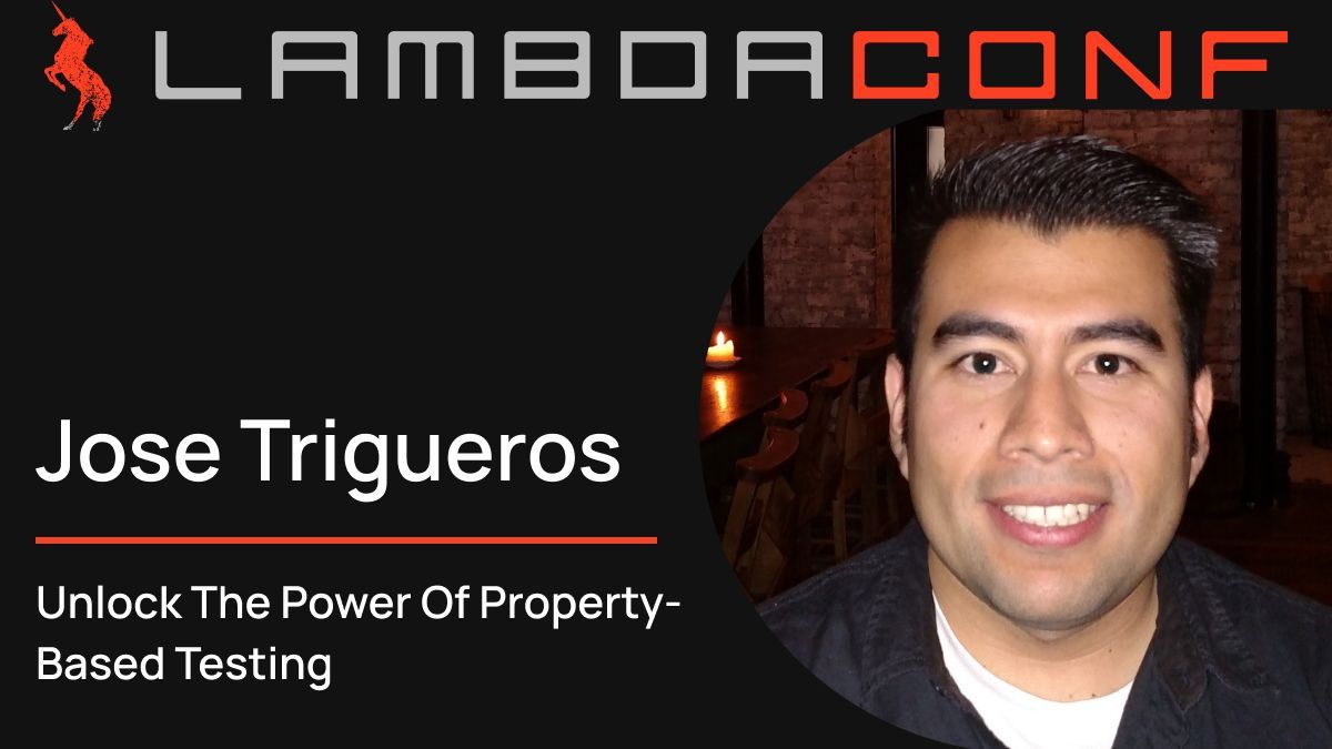 lambda_conf's tweet image. Don&apos;t miss @jvtrigueros talk at #LambdaConf2024! 

Learn the fundamentals, advantages over example-based testing, and how to apply it to your projects. 

Level up your code quality and squash bugs faster! 

Join now: buff.ly/3wbaG7U 

#BugSquashing #DevelopmentWorkflow