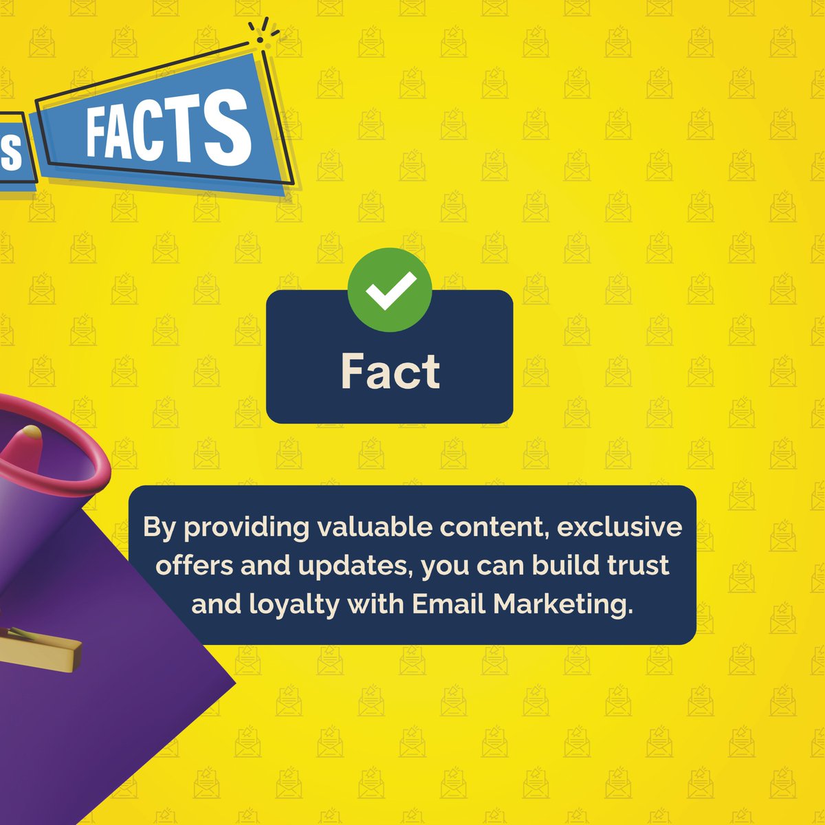 lbuildbrands's tweet photo. While implementing a new strategy in your marketing plan make sure you fact- check it and  not believe the myths that floats around! Take email marketing, for example—it's not outdated; it's still incredibly effective!
.
.
.
.
.
#LBB #letsbuildbrands #brandingstrategy https://t.co/xa2NHsy357
