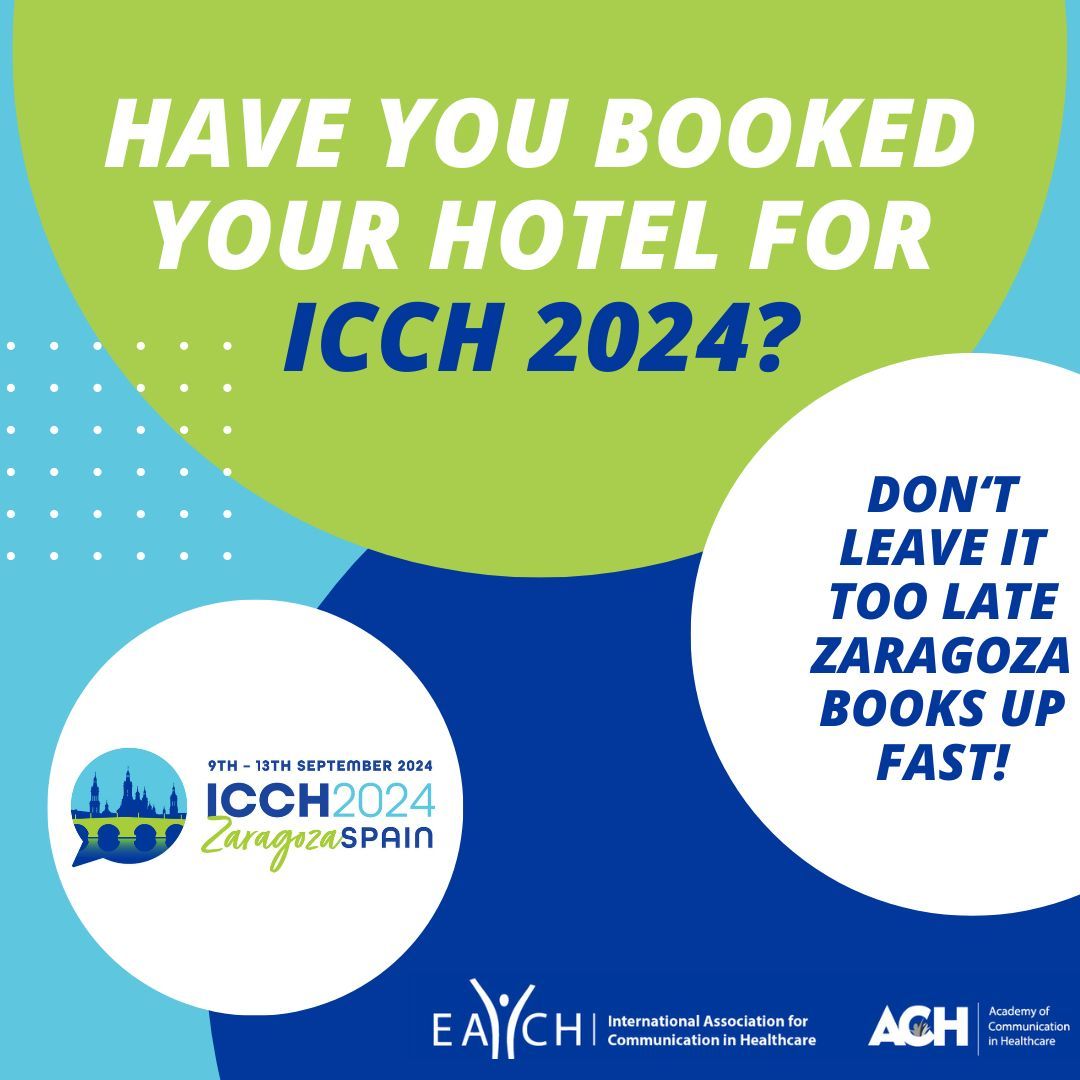 Hotels available for ICCH n Zaragoza at special rates buff.ly/4aDlRVM