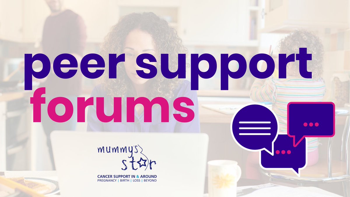 Our Peer Support Forums can be:

💙a safe space 
🔗connections with others
👂helpful conversations 
⭐new friends

The Forum is peer-led, with light monitoring by our staff during office hours, Mon to Fri. 

#cancerandpregnancy #cancersupport #peersupport