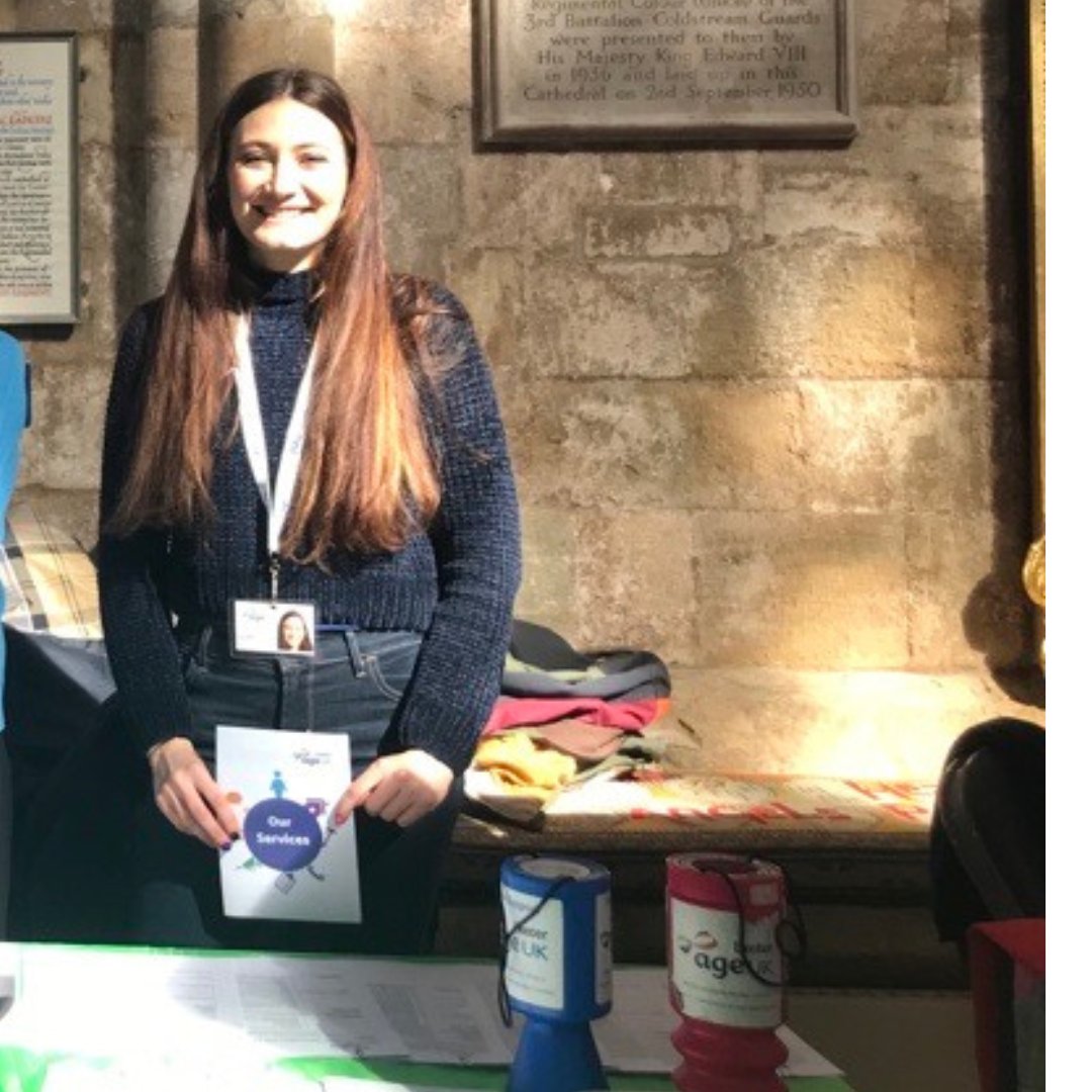 We had a great day at the volunteer recruitment fayre at @Exeter Cathedral. supported by a few of our volunteer visitors. Volunteer vising can make a real difference to someone experiencing loneliness or isolation.
